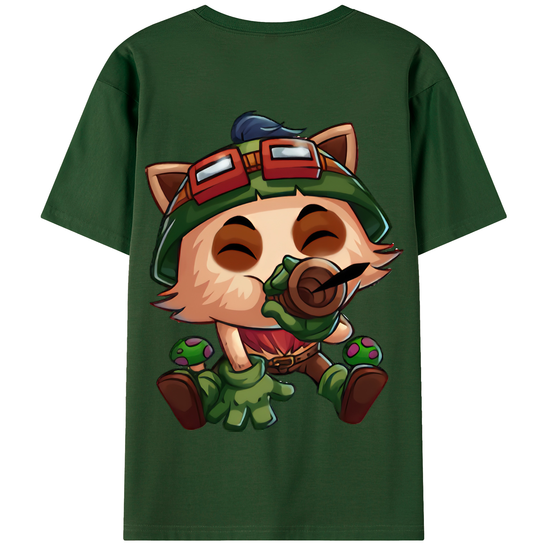 リーグ・オブ・レジェンド League of Legends LOL 綿100％半袖Tシャツ（背面プリント）